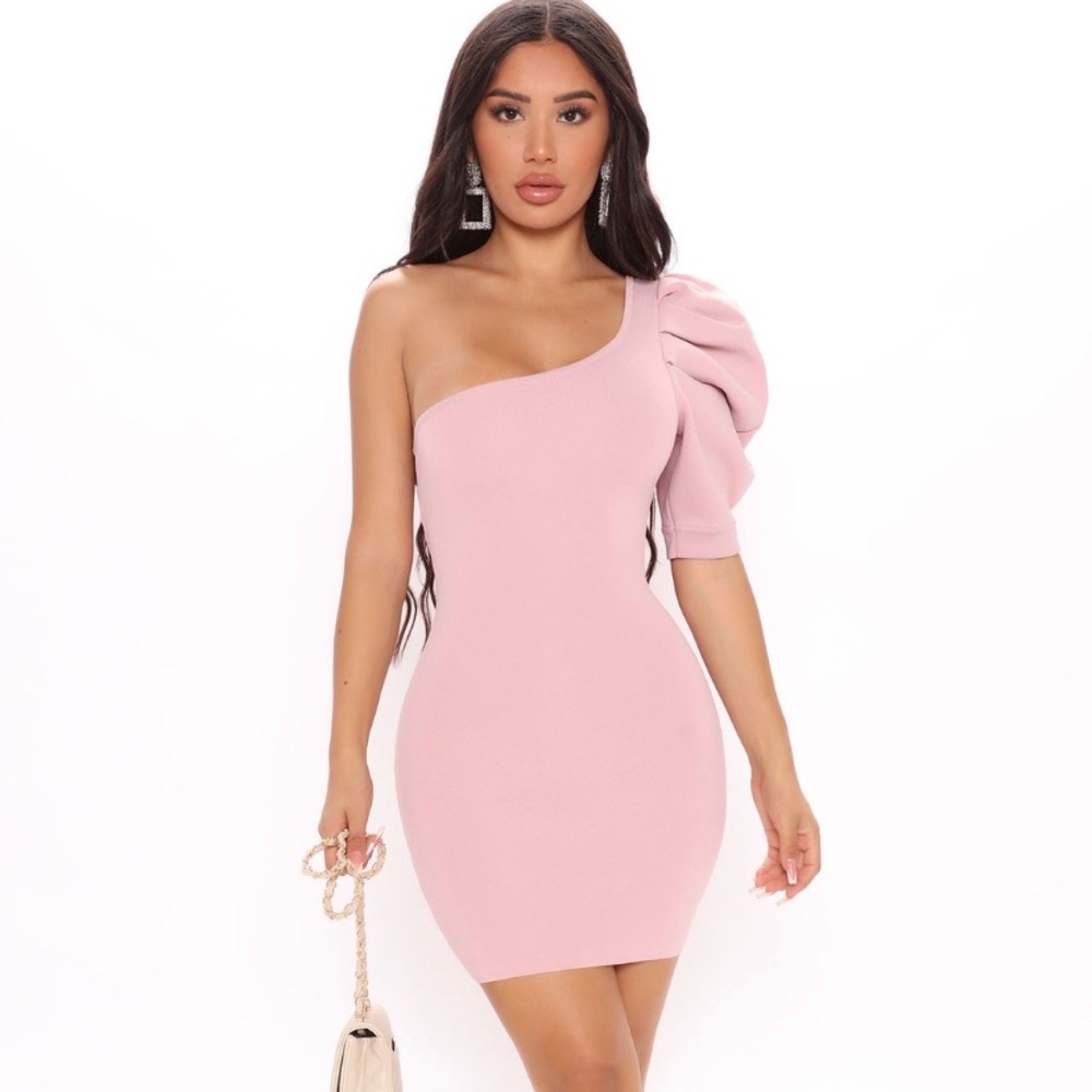 Pump The Brakes Puff Sleeve Mini Dress